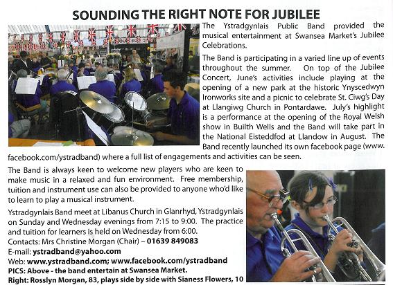 0639 Magazine - July 2012 - Ystradgynlais Band @ Jubilee Event